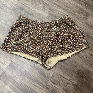 Aerie Plaid and Leopard Print PJ Shorts